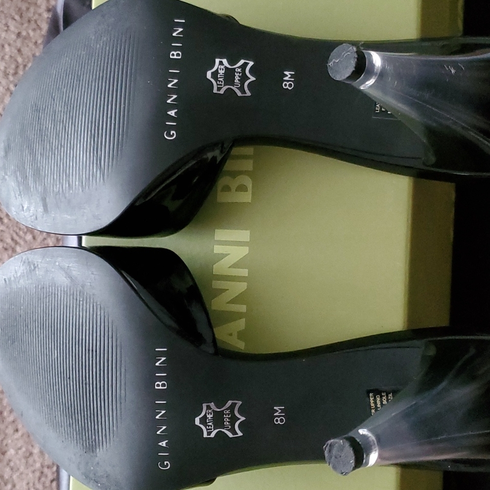 Gianni Black Patent Leather Mule - Picture 4 of 4
